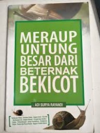 Image of meraup untung besar dari berternak bekicot