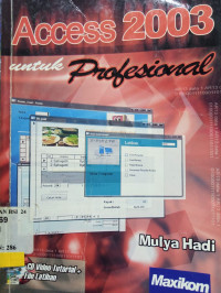 Image of Access 2003 Untuk Profesional