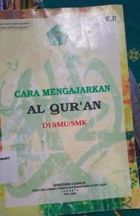 Image of Cara Mengajarkan Al-Qur'an di SMU/SMK