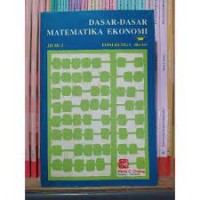 Image of Dasar-Dasar Matematika Ekonomi Jilid 2