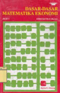 Image of Dasar-Dasar Matematika Ekonomi Jilid 1