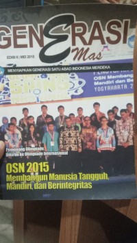 Image of Generasi Emas (Menyiapkan Generasi Satu Abad Indonesia Merdeka)