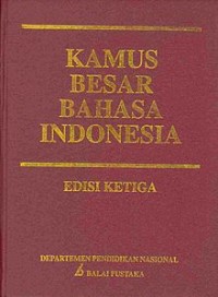 Image of Kamus Besar Bahasa Indonesia Edisi Ketiga
