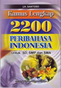 Image of Kamus Lengkap 2200 Peribahasa Indonesia