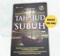 Image of Kekuatan dan Dahsyatnya Tahajud & Subuh