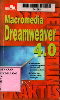 Image of Macromedia Dreamweaver 4.0
