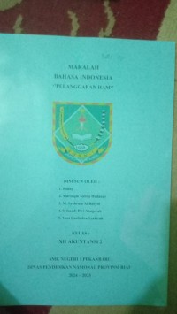 Image of Makalah Bahasa Indonesia Pelanggaran Ham