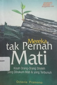 Image of Mereka Tak Pernah  Mati
