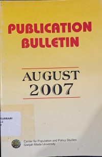Image of Publication Bulletin
