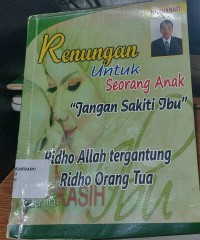 Image of Ridha Allah tergantung Ridho Orang Tua