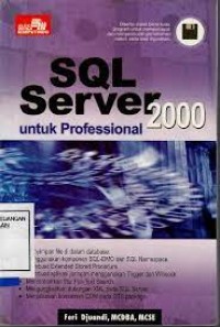 Image of SQL Server 2000 Untuk Professional