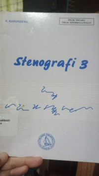 Image of Stenografi 3