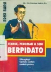 Image of Teknik, pedoman & seni berpidato