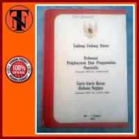 Image of UUD, P4 dan GBHN